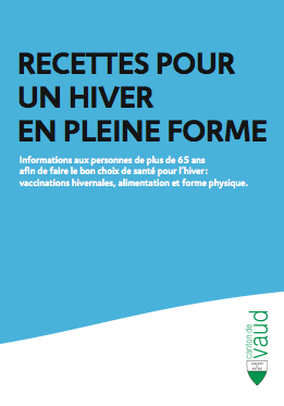 Couverture du d&eacute;pliant 'Recettes pour un hiver en pleine forme'